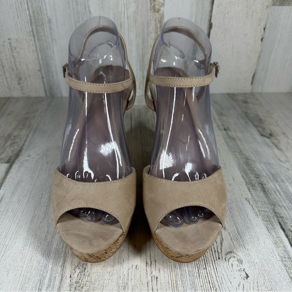 New Charles By Charles David Lambert Women's Cork Wedge #44 - Picture 2 of 7